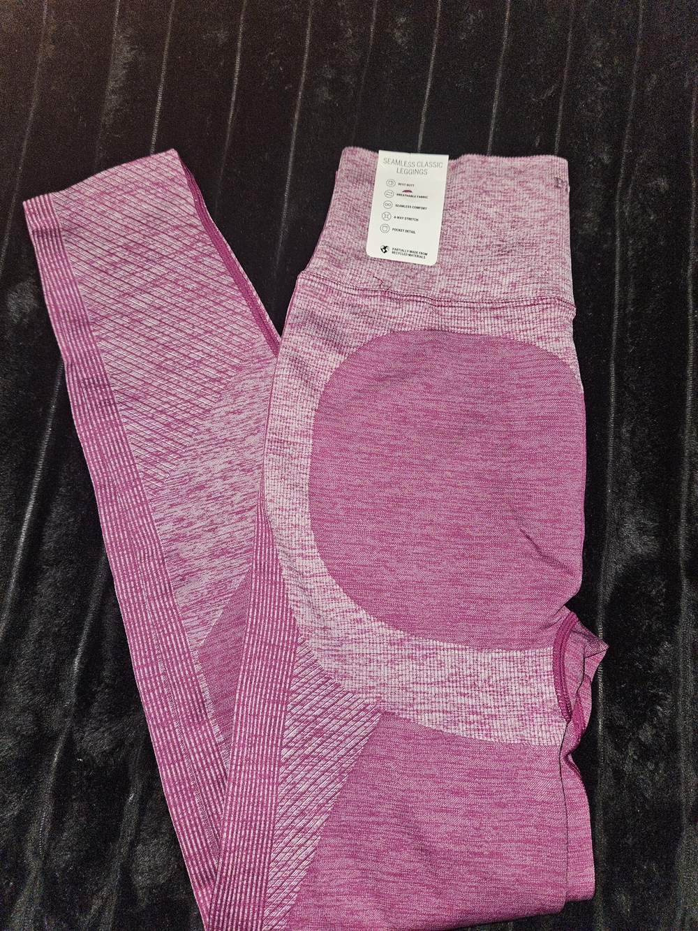 PINK Victoria's Secret Seamless Leggings - Magenta Heather